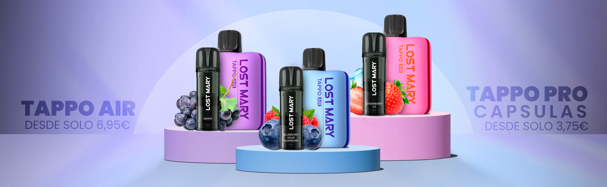 Vaper Tappo Air desde solo 6,95€ y cápsulas Tappo Pro desde solo 3,75€