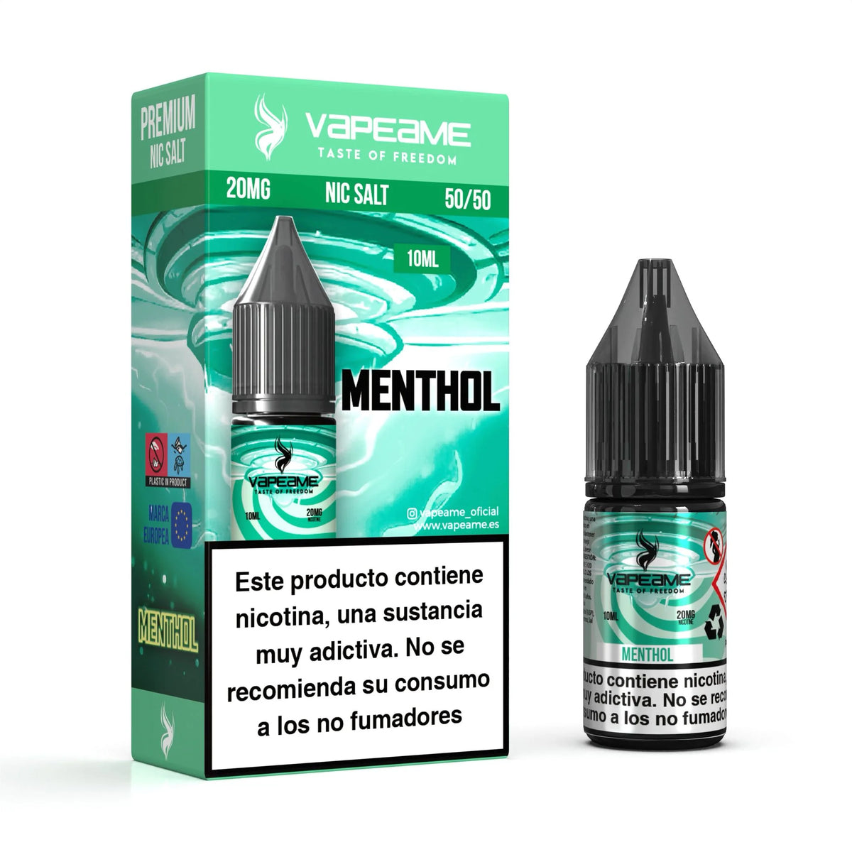 Vapeame Nic Salt Menthol 10ml 20mg sels de nicotine