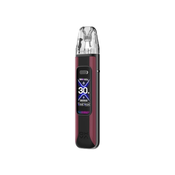 Vaper Recargable Oxva Xlim 3 negro-granate: dispositivo tipo pod compacto y avanzado que ofrece gran autonomía, potencia regulable y excelente sabor, ideal para quienes buscan dar el salto desde desechables a algo más profesional.