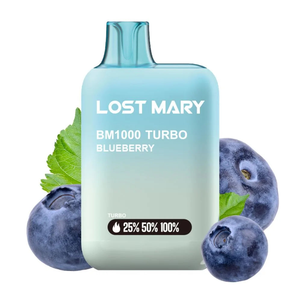 Vaper Desechable Lost Mary Bm1000 turbo sabor Blueberry