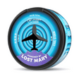 Bolsitas de nicotina Airplane Mode by Lost Mary Cool Storm, nicotine pouches sabor menta fresca con efecto intensamente refrescante para uso oral sin humo ni vapor, formato slim en lata compacta de 30 mg/g con diseño azul inspirado en sensaciones de frescor.