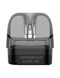 Cartucho recargable Vaporesso Luxe XR Pod con depósito transparente y base negra, diseñado para dispositivos Vaporesso Luxe XR.