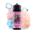 Aroma Drifter Bar Juice Cotton Candy Ice 24 ml en formato longfill, botella con etiqueta colorida junto a algodón de azúcar y hielo que representan su sabor.