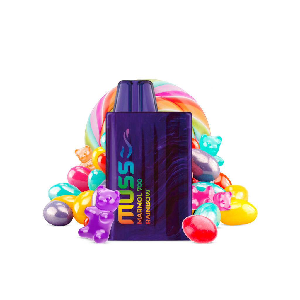 Disposable Vape with Nicotine Muss Marmol 700 Rainbow