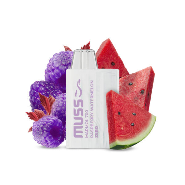Disposable Vape without Nicotine Muss Raspberry Watermelon