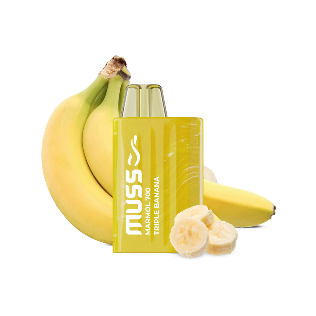 Sigaretta Elettronica Usa e Getta Muss Marmol 700 Tripla Banana