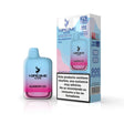 Sigaretta Elettronica Usa e Getta Vapeame Gusto Icon Blueberry Ice 20 mg (2% nicotina) 900 sbuffi sfumati blu con rosa.