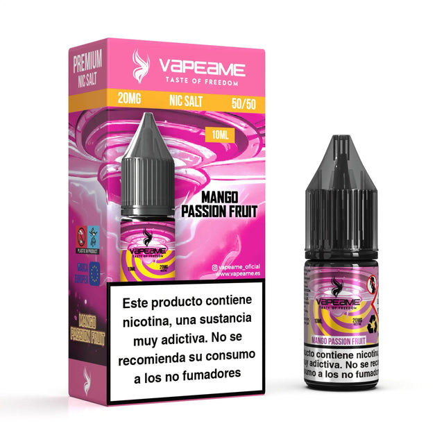 Vapeame Nic Salt Mangue Passion Fruit 10ml 20mg sels de nicotine
