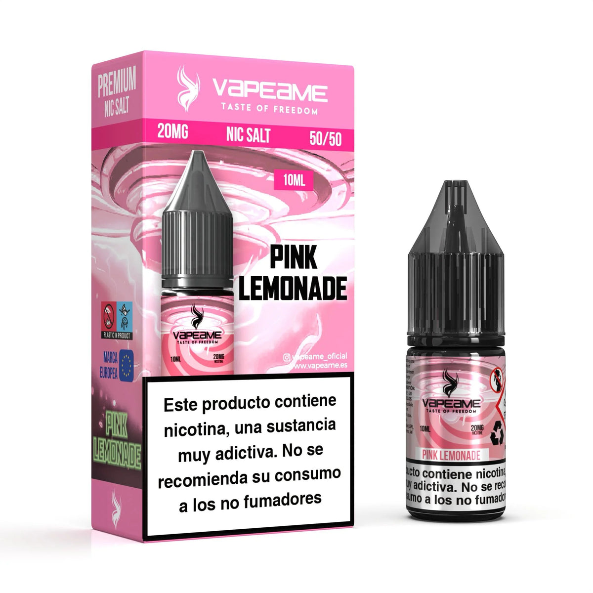 Vapeame Nic Salt Pink Lemonade 10ml 20mg sali di nicotina