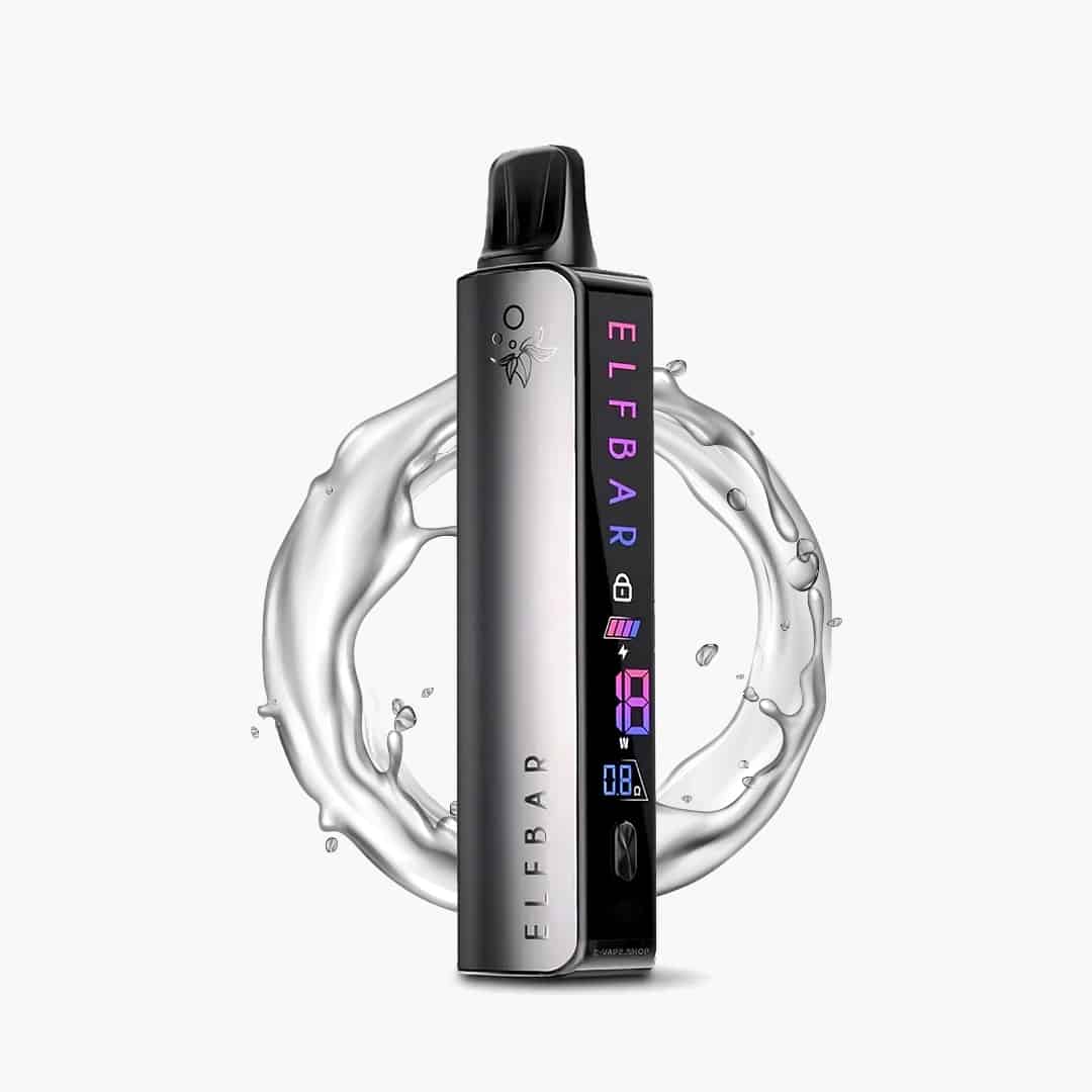 Elfa Master gris argenté. Vaper avec application de contrôle d'intensité.