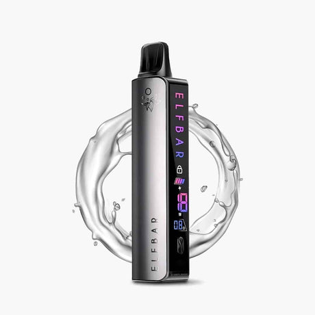 Elfa Master de color gris plateado. Vaper con aplicación para control de intensidad.