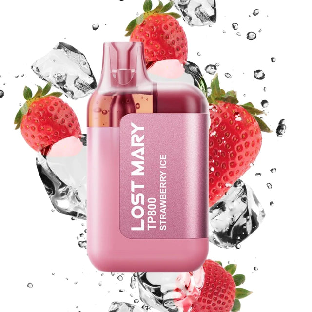 Vapeurs jetables Lost Mary Glace aux fraises TP800